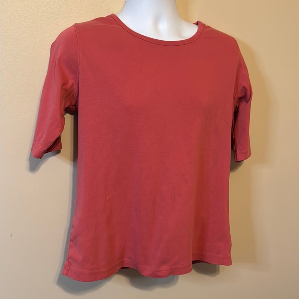Vibrant Red Relaxed Short Sleeve Tee
